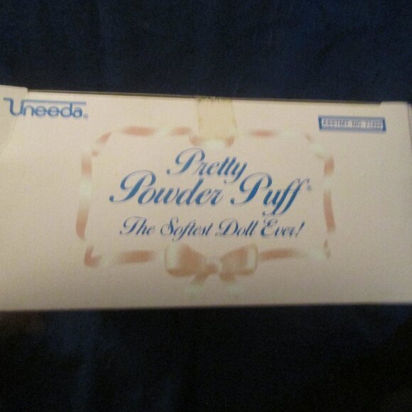 Vintage Uneeda Pretty Powder Puff Doll The Softest Doll Ever NEW IN UNOPENED BOX - Picture 2 of 3